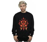 Harry Potter Men's Christmas Fair Isle Sweatshirt XXX-Large Black