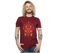 Christmas Fair Isle T-Shirt Harry Potter Burgundy XXL