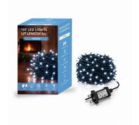 SHATCHI 400 LEDs Fairy String Lights Cool White Indoor/Outdoor Christmas Tree/Home/Party/Wedding/Garden Decorations Green Cable 8 Modes Mains Powered Memory Auto Timer