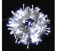 Christmas Fairy Lights, 10M 80 LED Christmas Tree String Lights Decorative Christmas Lights USB for Christmas Tree Party Wedding Garden Decorate (White)
