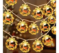 Christmas Fairy Lights, 3 m 20 LED Christmas Fairy Lights, Warm White Christmas Decoration Fairy Lights, LED Santa Fairy Lights, Christmas Lighting for Indoor Outdoor Use, Christmas Tree Window