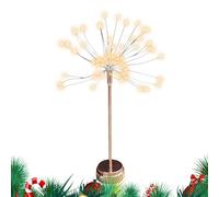 Christmas Fairy Lights - Warm USB Rechargeable Decorative Lamp, Nest and Flowers Cordless Design, Elegant Ambient Lighting, Home Accent Piece | Festive Table Lamp for Indoor Outdoor Living Room