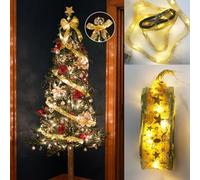 Christmas Fairy String Lights, 10m LED Warm White Hanging Curtain for Indoor & Outdoor, Bedroom, Tree Holiday Decorations, Ideal for Beautiful Festivities