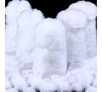 Christmas Fake Snow Decor,Fiber Artificial Snow Cotton Snow Fluffy Indoor Decoration,Flame Resistant Snow Blankets for Winter Mantle Village,Nativity,Christmas Decoration (17.63 Ounce/500G)