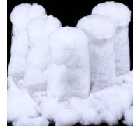Christmas Fake Snow Decor,Fiber Artificial Snow Cotton Snow Fluffy Indoor Decoration,Flame Resistant Snow Blankets for Winter Mantle Village,Nativity,Christmas Decoration (52.88Ounce/1500G)