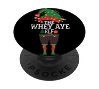 Christmas Family Matching Group Cute Funny The Elf Whey Aye PopSockets Adhesive PopGrip