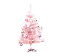 Christmas Fashion Tree Pink Christmas Tree Decoration Cute Flocking Tree Christmas Decoration 60cm Pink Cedar Tree Combo