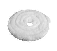 Christmas Faux Fur Strips Soft Handmade Shaggy for Party DIY Crafts Clothing White