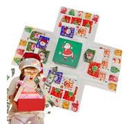 Christmas Favor Box, Multi Layer Paper Treat Boxes, Holiday Events, Festive Storage Supplies for Christmas Parties, Family Gatherings, and Seasonal Celebrations