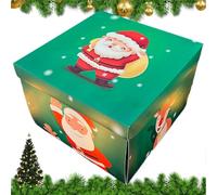 Christmas Favor Boxes - Goody Boxes - Paper Container Multi-Layer for Holiday Favor Christmas Kids and Adults for Stylish Packaging Solution Festive Events