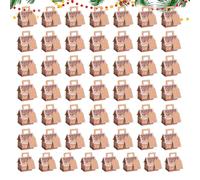 Christmas Favour Boxes - Small Christmas Krafť Gift Boxes | Candy Box, Candy Boxe, Mini Xmàs Gift Wrapping Treat Bags Xmàs Party Favors Sweet Cookie Bulk, Ids Party Favor Bag Wedding (7 x 4.5 x 10 cm)