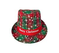 Christmas Fedora Hats for Adults - Classic Breathable Festive Snowflake Pattern Headwear, Soft Fedora Hat for Christmas, for Friends, Men, Women, Teenagers, Party, Winner, Celebration
