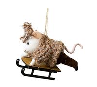 Christmas Felt Animals Craft - Cute Animal Ornaments, Festive Holiday Decor | Seasonal Pendant for Home, Farm Garden Party Decoration Winter Celebration Tree Hanging Handmade Christmas Accent