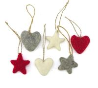 Christmas Felt Ornaments | Bundle of 6 Cracker Filllers | Cracker Making Gifts