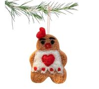 Christmas Felt Ornaments - Tree Felt Ornaments Cartoon Figures DECORATIONS | Mini Christmas with Festive Scenes for Indoor Family Party Displays