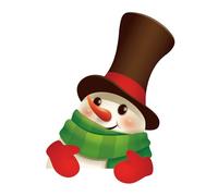 Christmas Fence Decoration, Funny Christmas Yard Sign Fence Topper Outdoor Fence Peeker Ornament with Hands Gloves for Holiday Xmas Party Garden Yard Lawn Wall Home Decor Outside (Snowman)
