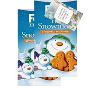Christmas Festive Box Bundle With Mini Gingerbread Snowman And Snowdog Treats100g (2 Pack) - By Oerich Gift