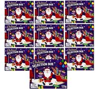 Christmas Festive Chocolate Selection Medium Box 125g Pack of 10 | Pack of 10, Santa's Workshop, Crunchie Included, Festive Chocolate, Kids & Family