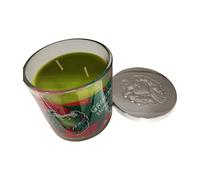 Christmas Festive Grinch Hot Cocoa Scented Candle Dual Wick in Reusable Glass Jar Stress Relief Aromatherapy Candles Gifts for All Indoor Decor