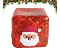 Christmas Fidget Toys Slow Rebound Cute Santa Snowman Christmas Cube
