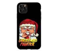 Christmas Fighter Staring Boxing Santa Case for iPhone 11 Pro Max