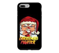 Christmas Fighter Staring Boxing Santa Case for iPhone 7 Plus/8 Plus