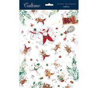 Christmas Figures Santa Snowman 245 x 325 mm Caltime Traditional Advent Calendar