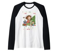 Christmas Finally My Bills are Paid Laundry is Done Mom Life Raglan Baseball Tee