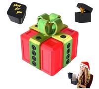 Christmas Finger Surprise Gift Box Christmas Prank Gift Box 2026 Annoying Funny 3D Printed Screw Gifts Boxes, Annoying Present Boxes with Finger, Interactive Tabletop Ornament with Gag