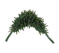 Christmas Fireplace Garland - Artificial Pine Needles - 110cm Christmas Mailbox Garland - for Home, Front Door, Wall, Winter Festival, Patio, Garden, Outdoor,
