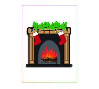 Christmas Fireplace, SCCD033