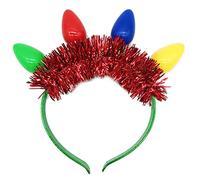 Christmas Flashing LED Headband Fun And Festive Light Bulb For Kids Adults Glow Accessories Party Favor Christmas Led Light Bulb Headband Glow For Girls Women Kids Teens Adults