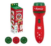 Christmas Flashlight Projector | 24 Pattern Picture Projections for Holiday | 1.5x1.5x4.53 Inch Portable Decorative Light for Birthdays, Festivals, Celebrations