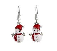 Christmas Flavor Earrings Snowman Earrings Created With Crystals Christmas Flavor For And Women Jewelry 1 Pair