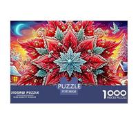 Christmas FlowerProdigious 1000-Piece Jigsaw Puzzles for Adults Consisting of 1000 Seemingly Insurmountable Challenging Puzzle Educational Pieces - Forged As A Legacy Gift Jigsaw Puzzles for Adults A