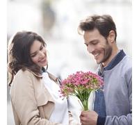 Christmas Flowers Artificial for Wind Bride Holding A Bouquet Full Star Foam Simulation Flower Flowers Fall Artificial Arrangements (One Size)