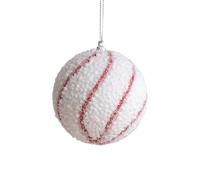 Christmas Foam Ball Ornament 8cm for Wedding Holiday, A