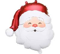 Christmas Foil Balloon Santa Claus, 42 x 43.5 cm, mix