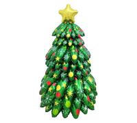 Christmas Foil Balloons - 51" Christmas Tree Foil Balloons, Christmas Inflatable Decorations, Outdoors | Family Reunion Retail Display, Theme Decorations for Home Celebrity Party
