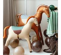 Christmas Foil Balloons, SilverChry Reindeer Balloon, Christmas Balloons Standing, Deer Balloon, Christmas Window Decoration for Decoration Birthday Xmas Party (Horse)