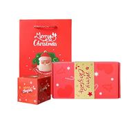 Christmas Folding | Animated Money Box Assembled for Parties, Festive Supplies for Gift Exchanges, Exchanges of for Party Meetings and