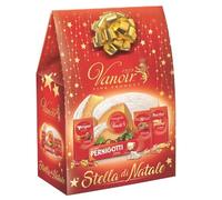 Christmas Food Hamper Stella di Natale | 5 Sweet Items inside | Gran Delizia Christmas Cake 400g | Chocolate Bouls 75g | Soft Torrone 75g | Chocolate Cantucci 80g | Fruits Gelees 100g | Maargo Choice.
