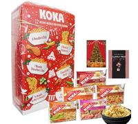Christmas Food Koka Noodles Advent Calendar: 12 Instant Noodles With Cards Include Koka Noodles Chicken, Tom Yum, Curry & More - For Festive Feasting Food Advent Calendar 2024, Xmas Count Down