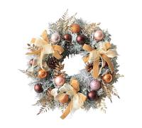 Christmas for Door - 45 cm Winter Party Decoration, Artificial Fir Garland with Red Berries and Pine Cones, Seasonal Decoration for Home Entrance Wall, Living Room, Balcony, Restaurants, by E
