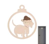 Christmas for Puppies - s Wooden Christmas Tree | DIY Dolls with Hole to on a Tree for Vintage Christmas Decorations