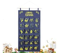 Christmas for the Bag, 24-Day Decoration for the Wall for Filling, Fabric Christmas Calendar Bag, for Sweets, Chocolate, Party, Home, Bedroom, Children's Room