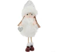 Christmas For Tree Angel Ornament Featuring a Girl Shape, Made with Cloth Material for Hanging on For Trees, Wreaths, or Festive Party Decor (1)