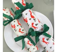 Christmas Fox | Christmas Cracker Craft Kit | Makes 6 Standard Crackers