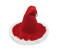Christmas Fox Hat - Christmas Hat, Red Headpiece, Santa Hat, Classic Hat Costume for New Year's Eve Parties for Easter, Children's Day, Birthday, 33 x 48 cm