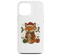 Christmas Fox with Cocoa and Gifts Cute Holiday Design Case for iPhone 13 Pro Max
